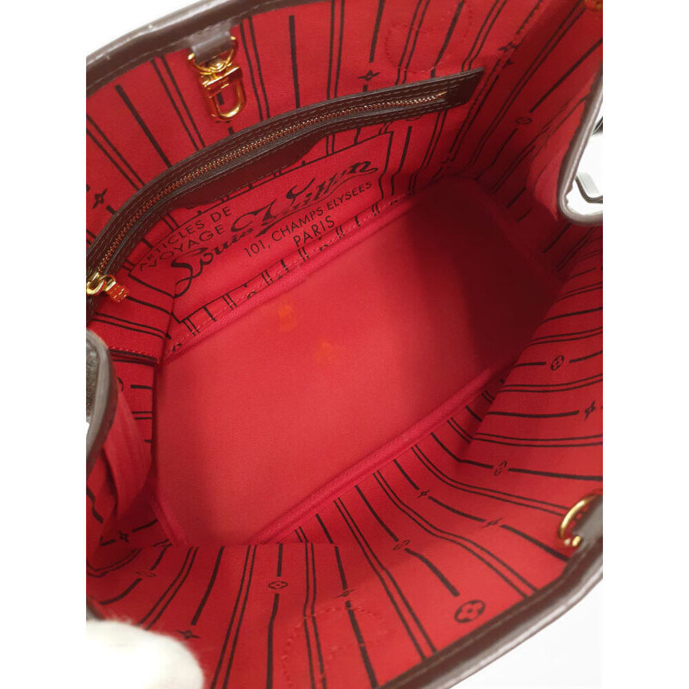 Louis Vuitton Damier Ebene Brown Neverfull Tote Bag - Picture 3 of 8